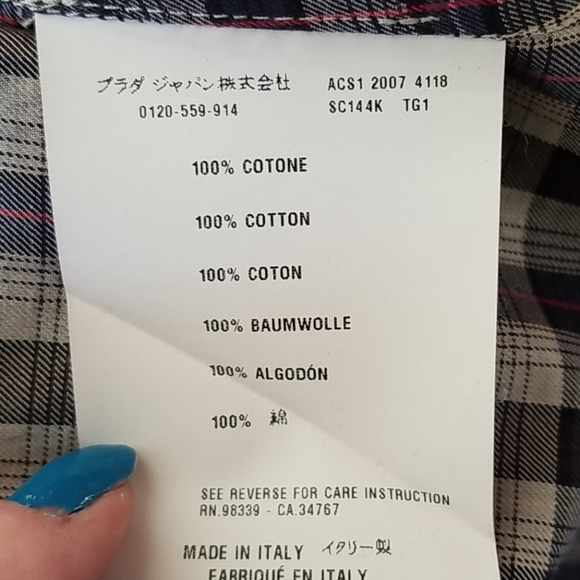 Prada dress shirt size 39 - Picture 4 of 6